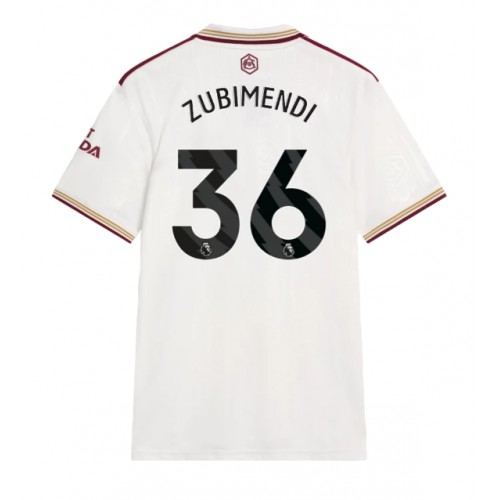 Arsenal Martin Zubimendi #36 Tredje Tröja 2025-26 Kortärmad Arsenal Martin Zubimendi #36 Tredje Tröja 2025-26 Kortärmad